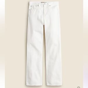 J crew‎ Point Sur loose straight jean in white womens size 25 high rise